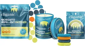 Mosquito Repellent Bundle - Bracelets, Patches & Candle