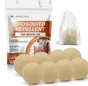 Mosquito Repellent Outdoor for Patio, Mosquito Barrier, Mosquito Repellent Indoors, Mosquito Deterrent, Natural Mosquito Repellant, Mosquito Control, Outdoor Mosquito Repellant -8P