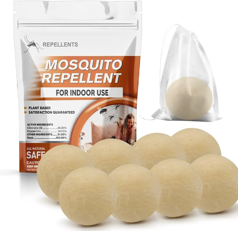 Mosquito Repellent Outdoor for Patio, Mosquito Barrier, Mosquito Repellent Indoors, Mosquito Deterrent, Natural Mosquito Repellant, Mosquito Control, Outdoor Mosquito Repellant -8P