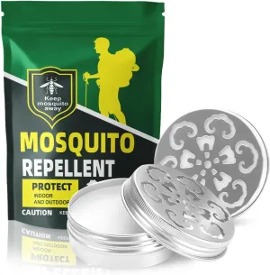 Mosquito Repellent Outdoor Patio Cream, Mosquito Repellant Indoors, Mosquito Control for Room, Mosquito Repellents for Yard, Camping Mosquito Deterrent, Keep Mosquito Away for Travel-2P