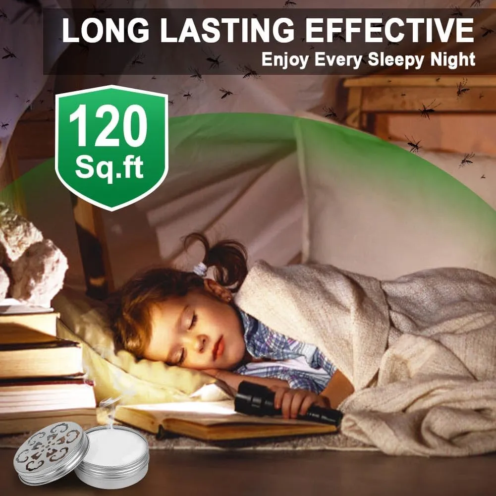 Mosquito Repellent Outdoor Patio Cream, Mosquito Repellant Indoors, Mosquito Control for Room, Mosquito Repellents for Yard, Camping Mosquito Deterrent, Keep Mosquito Away for Travel-2P