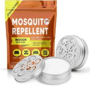 Mosquito Repellent Outdoor Patio, Mosquito Repellant Indoors, Mosquito Control for Room, Mosquito Deterrent for Yard, Camping Mosquito Repellents, Keep Mosquitoes Away for Garage-2P