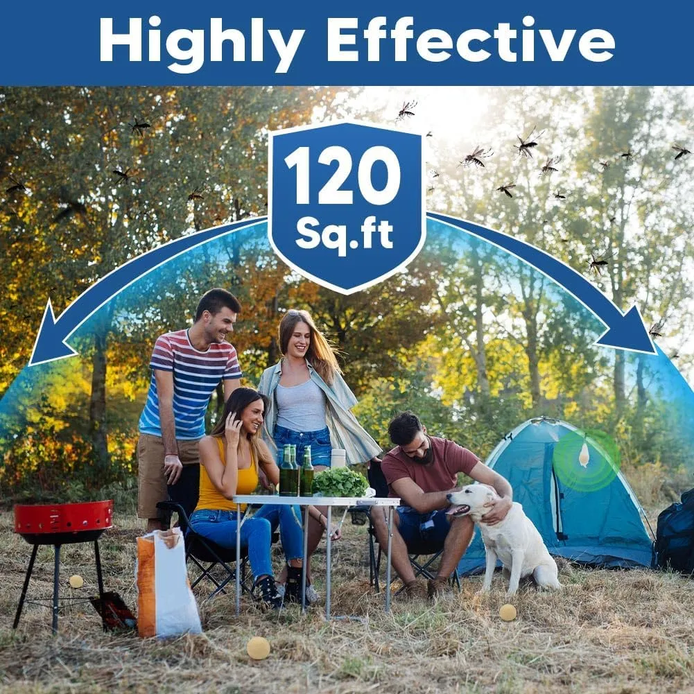 Mosquito Repellent Outdoor Patio, Mosquito Repellent Balls, Mosquitoes Deterrent for Yard, Outdoor Mosquito Control, Mosquito Repellant for Room/Travel/Camping/Garage, Keep Mosquito Away-12P