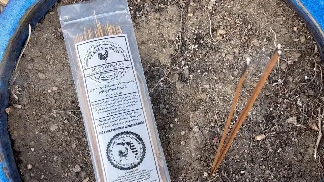 Mosquito Repellent Outdoor Patio Sticks-100pcs Citronella Bug Repellent Candles for Camping & Gnats
