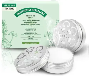 Mosquito Repellent, Peppermint Oil to Repel Mosquito, Ticks, Gnats and Pest, Insect Repellent for Indoor and Outdoor, 2 Pack