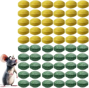 Mouse Repellent Balls 60PCS, Indoor & Outdoor Use, Non-Toxic and Plant-Based, Safe for Homes & Gardens
