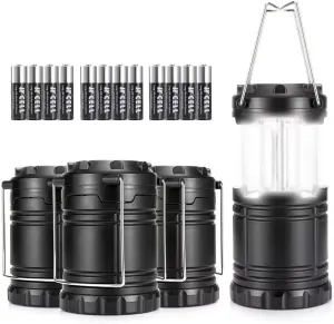 Multifunction LED Camping Lantern – Outdoor Emergency Telescopic Flame Lamp, Portable & Waterproof