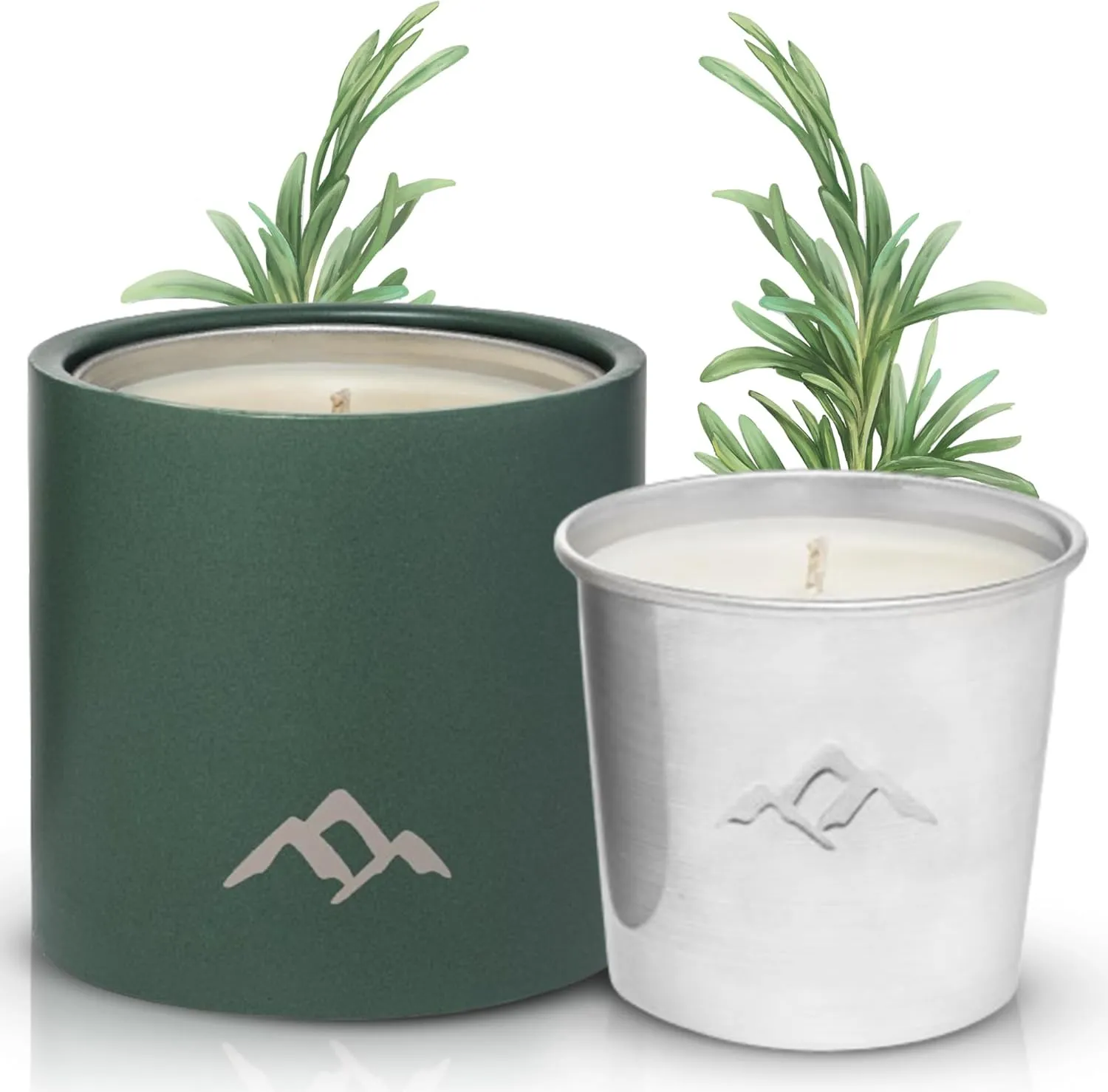 Murphy's Naturals Refillable Mosquito Repellent Candle for Outdoor Patio, DEET-Free, Plant-Based Essential Oils, Soy & Beeswax Blend, Green, 9 oz, 1-Pack