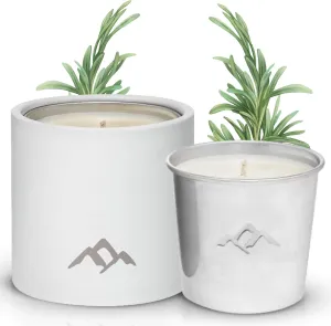 Murphy's Naturals Refillable Mosquito Repellent Candle for Outdoor Patio, DEET-Free, Plant-Based Essential Oils, Soy & Beeswax Blend, White, 9 oz, 1-Pack