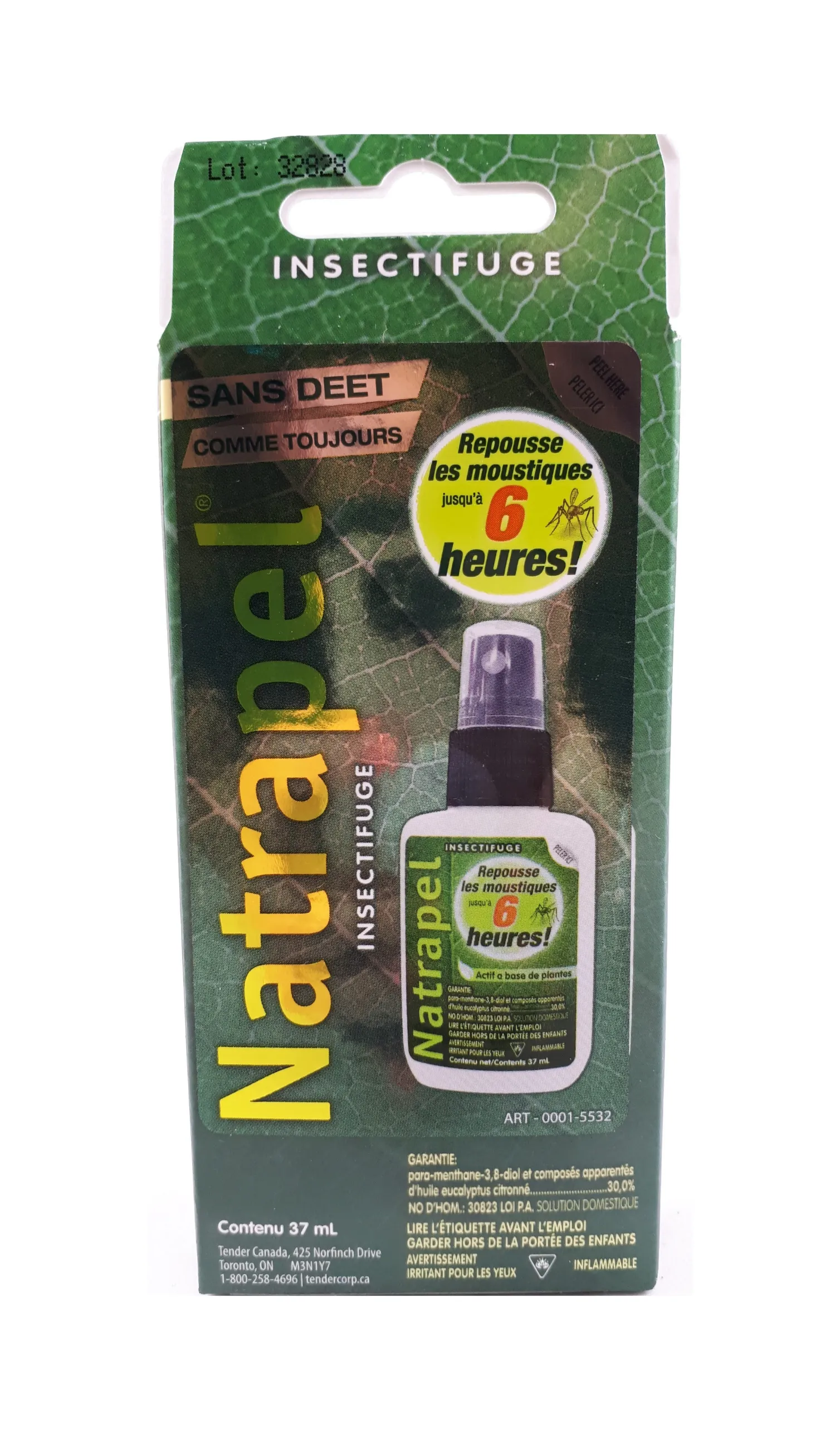Natrapel Insect Repellent, Deet Free, 37 mL
