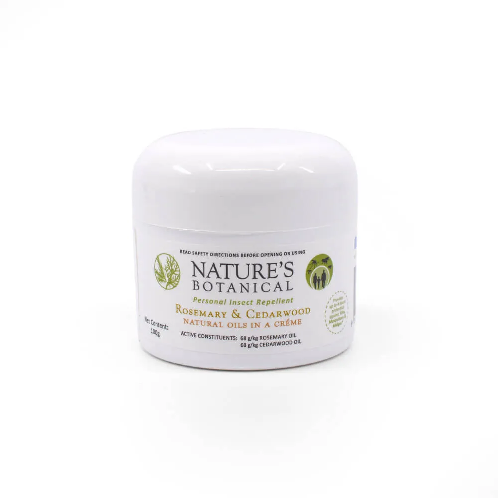Nature's Botanical Bug Repellent Rosemary & Cedarwood Oils