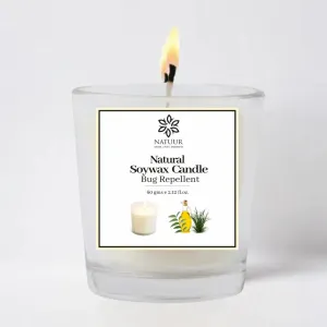 Natuur's Bug Repellent Soy Wax Candle - 60g & 100g