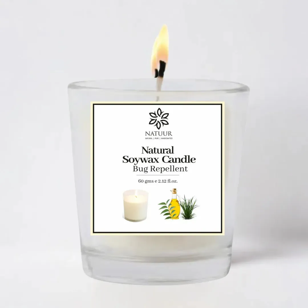 Natuur's Bug Repellent Soy Wax Candle - 60g & 100g