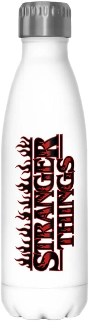 Netflix Stranger Things Stranger Flame Logo 17 oz Stainless Steel Bottle, Multicolor