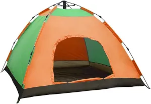 NIEH Portable Outdoor Tent 8-10 People Fully Automatic Spring Tent Single Layer Waterproof Oxford Base Fabric Fiberglass Pole for Beach,Outdoor,Travel,Hiking,Camping,