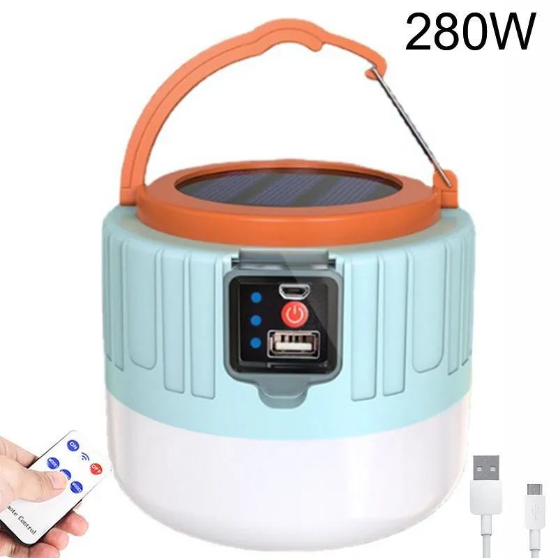 Night Quick dispatch Hiking Lantern Rechargeable Light Bulb Bulb Robust Lamp Camping BBQ Tool Emergency LED USB Tent Flashlight Portable Outdoor Solar