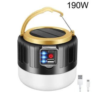 Night Quick dispatch Hiking Lantern Rechargeable Light Bulb Bulb Robust Lamp Camping BBQ Tool Emergency LED USB Tent Flashlight Portable Outdoor Solar