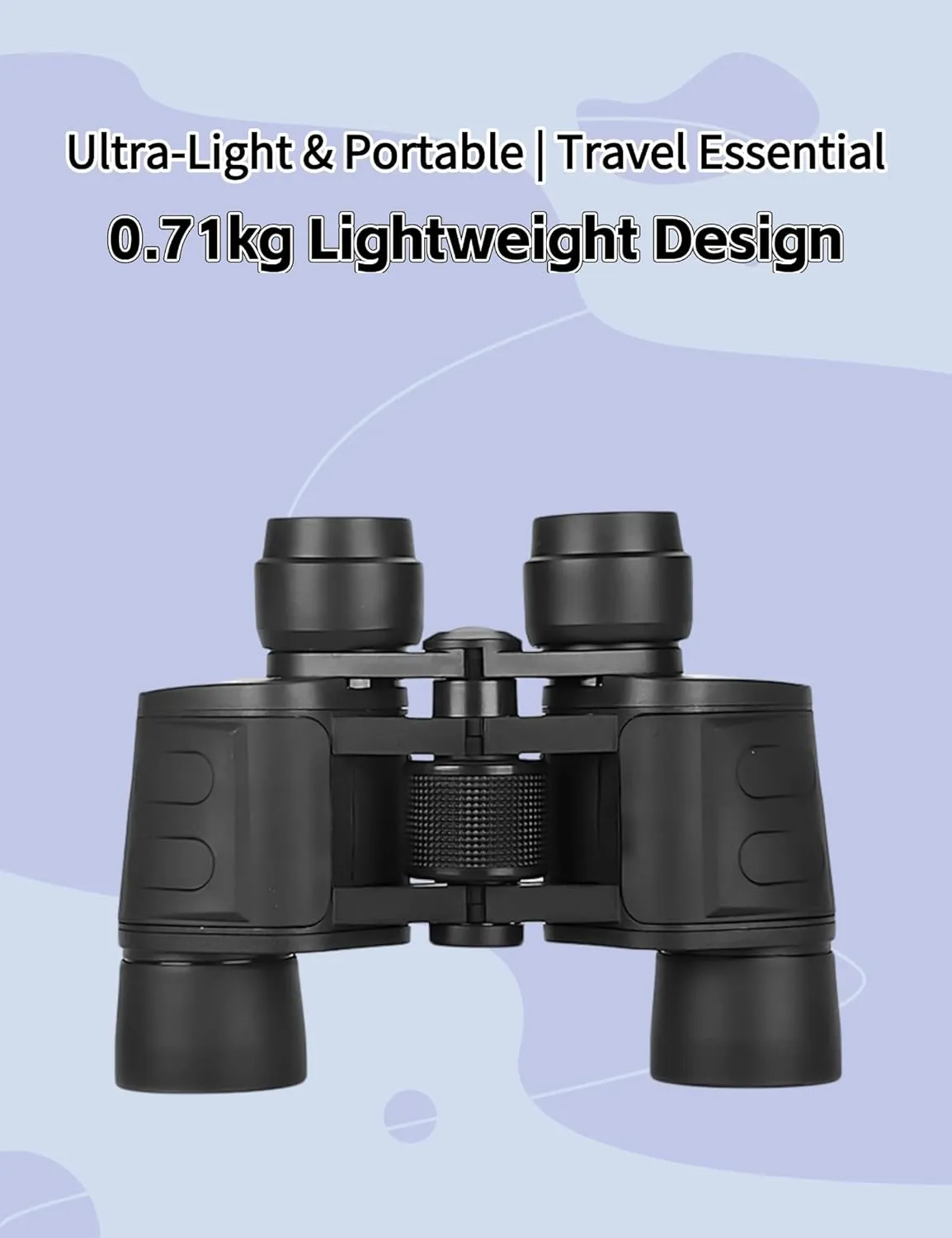 Night Vision Binoculars, 8x40 HD, Binoculars with Thermal Sensor for Outdoor Travel and Mini Portability (Black)