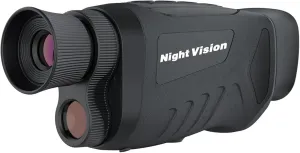 Night Vision Binoculars for Adults, 40MP 2.5K Infrared Telescope Digital Night-Vision Monocular 984ft Night-Vision Distance 6X Optical Magnification 8X Digital Zoom for Hunting & Camping