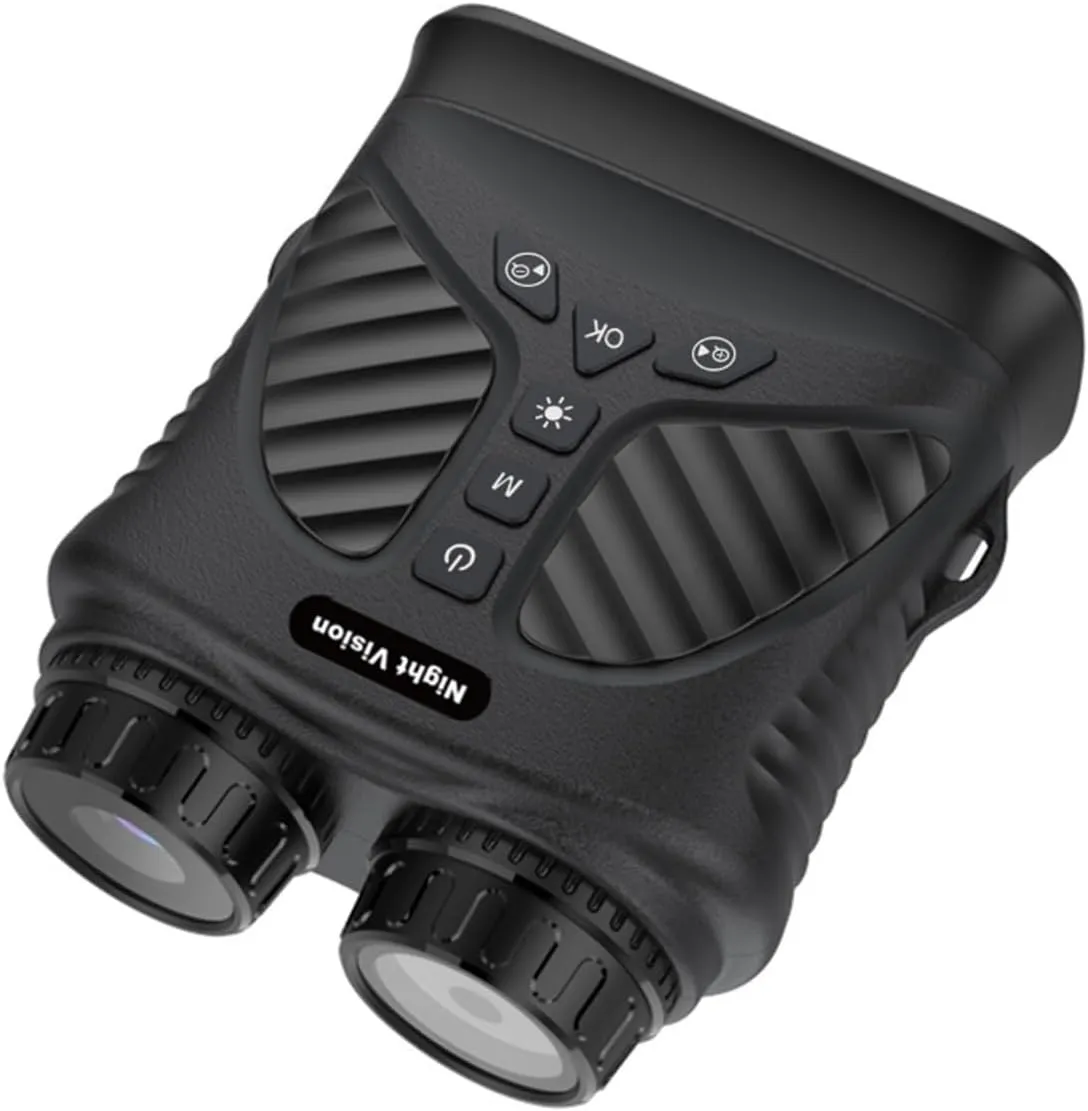 Night Vision Binoculars for Adults, Night Vision Binocular Device 2.5K HD Infrared Digital Camping Telescope 8X Zoom Outdoor Night Vision Goggles for Hunting & Camping (Black 1)