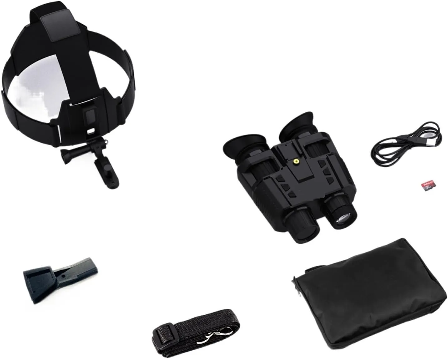 Night Vision Binoculars Goggles Infrared Digital Head Mount Built-in Battery Rechargeable Hunting Camping Equipment 1080P Video