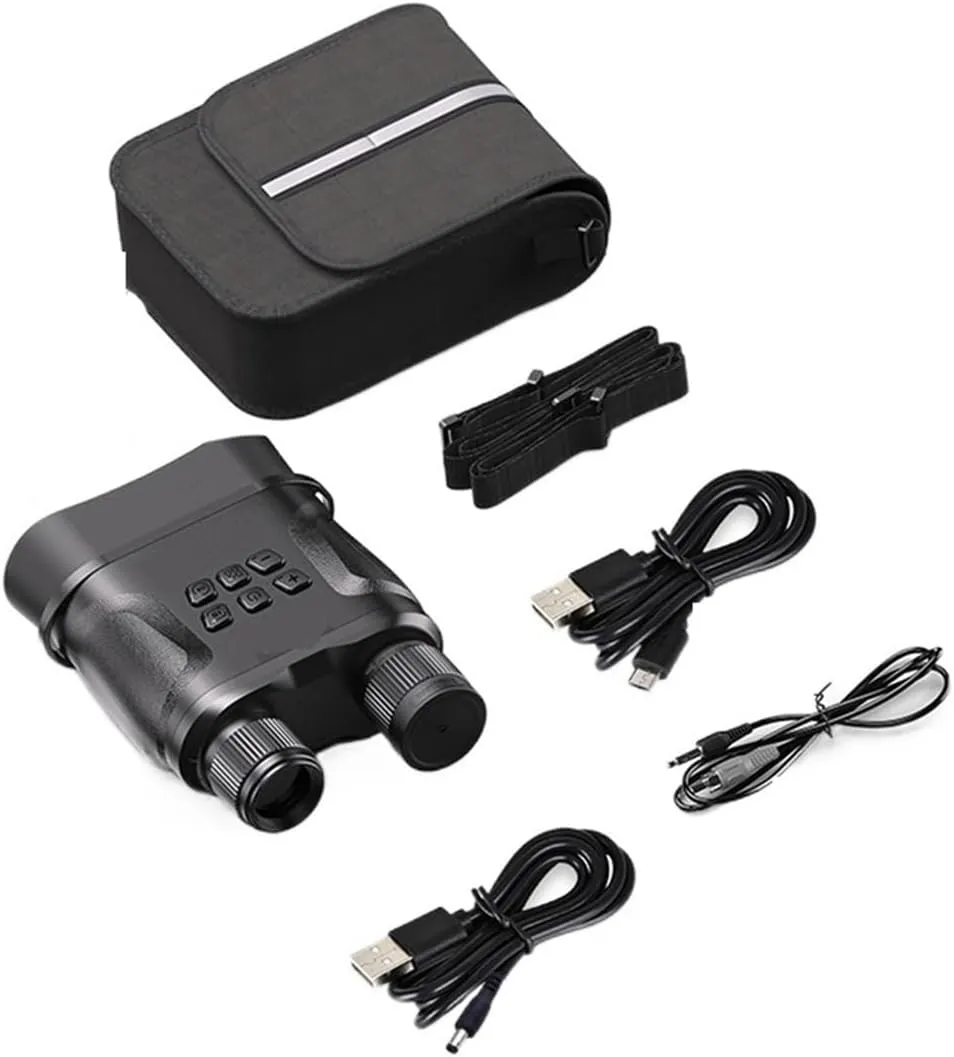 Night Vision Device Binoculars HD Digital Binoculars Long Range Night Vision Goggles for Hunting Binoculares Telescope, With Battery