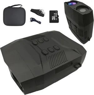 Night Vision Goggles for Adults - 4K UHD 60MP Night Vision Binoculars, 3'' Large Screen Infrared Goggles with 32GB Memory Card & Rechargeable Lithium Battery, 8X Digital Zoom
