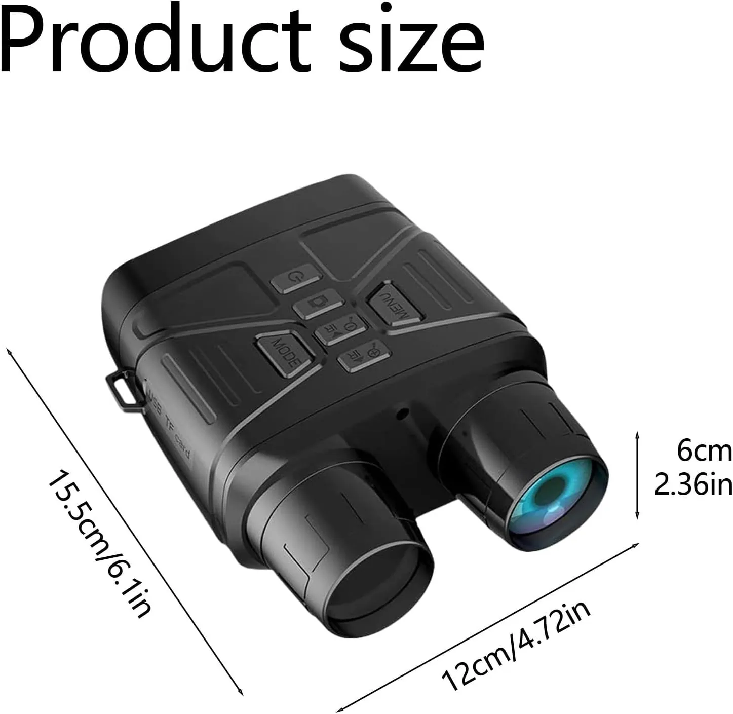 Night Vision Goggles, Infrared 4K Night Vision Binoculars for Adults, 3'' HD Screen Dual Night Vision Scope with 5X Digital Zoom and 4000mAh Rechargeable, Watching Travel Hunting Accessories