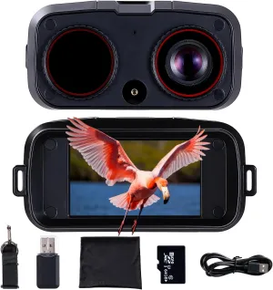 Night Vision Goggles,4K Night Vision Binoculars with Infrared Camera,3'' HD Screen,10X Digital Zoom,4000mAh Rechargeable Battery,64GB TF Card to Save Photo and Video,Gifts for Men-N009
