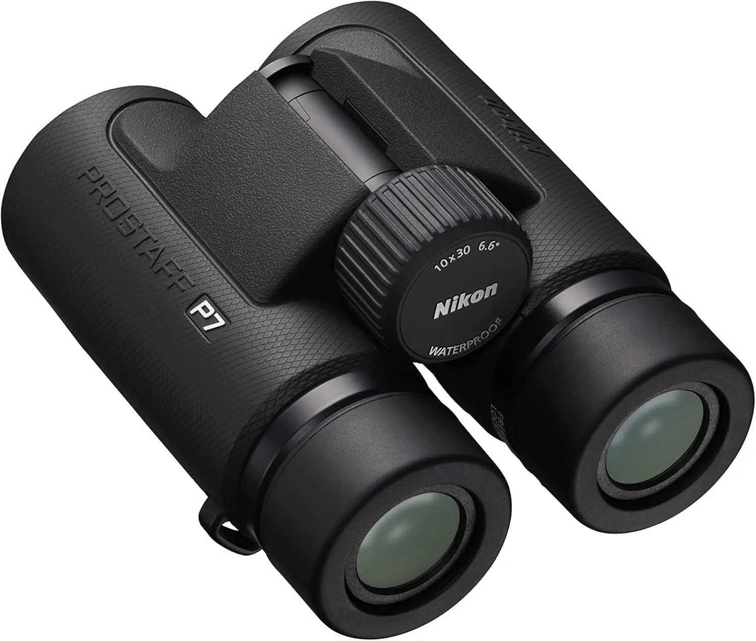 Nikon PROSTAFF P7 10x30 Binocular | Waterproof, fogproof, Rubber-Armored Compact Binocular, Oil & Water Repellent Coating & Locking Diopter | Official Nikon USA Model