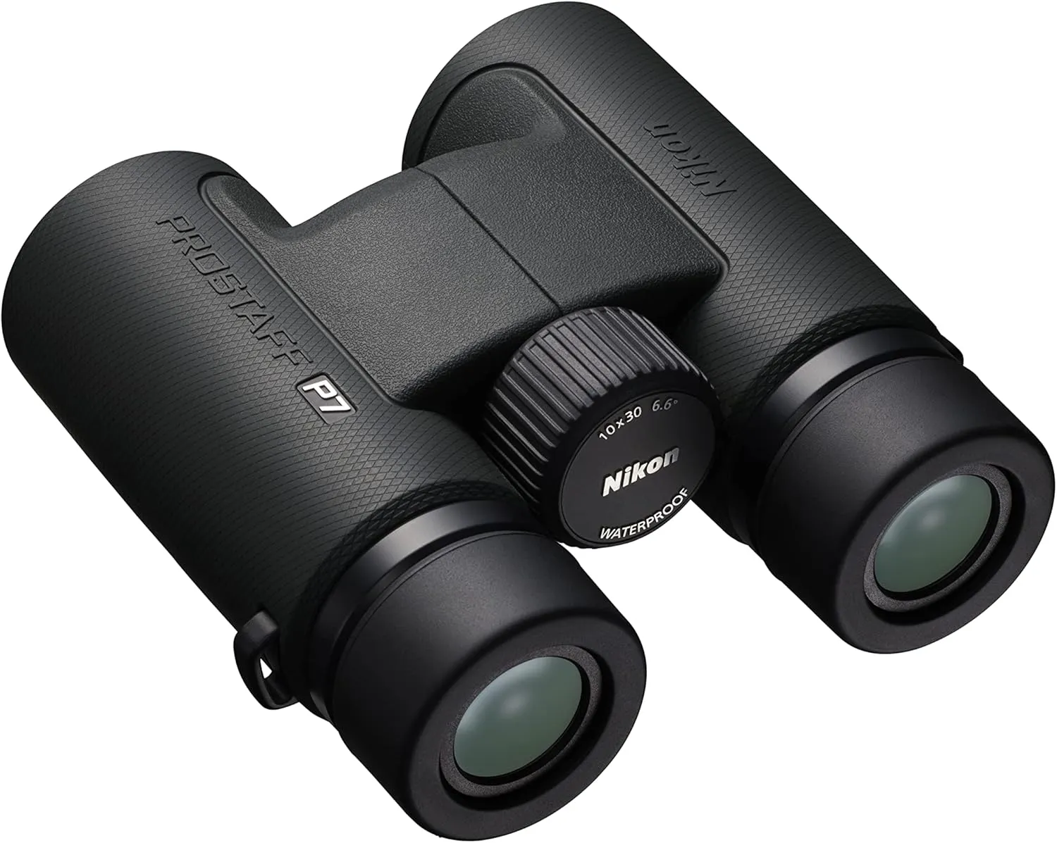 Nikon PROSTAFF P7 10x30 Binocular | Waterproof, fogproof, Rubber-Armored Compact Binocular, Oil & Water Repellent Coating & Locking Diopter | Official Nikon USA Model
