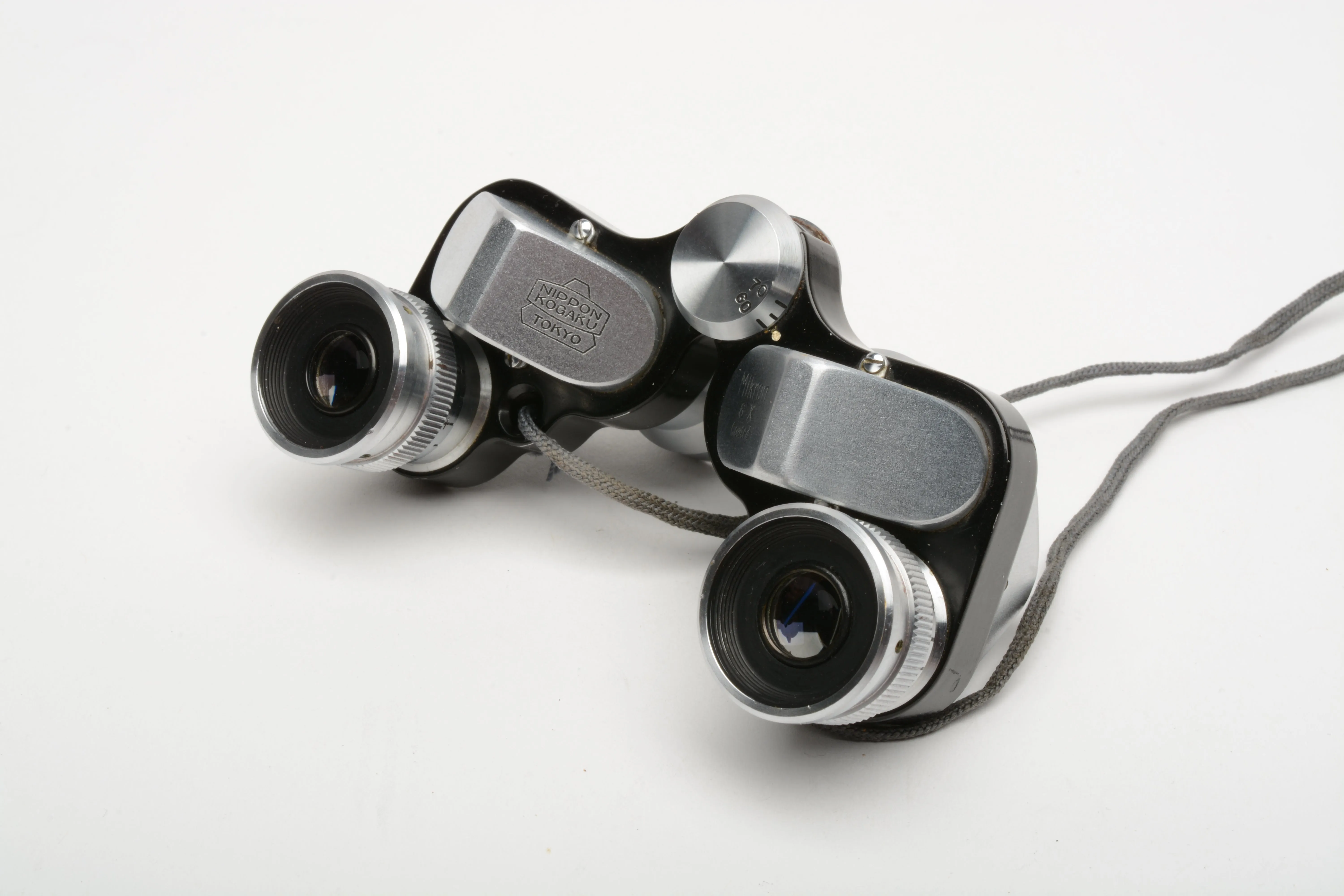 Nippon Kogaku Mikron 6X Prismatic Opera glasses Binoculars in case, Clean