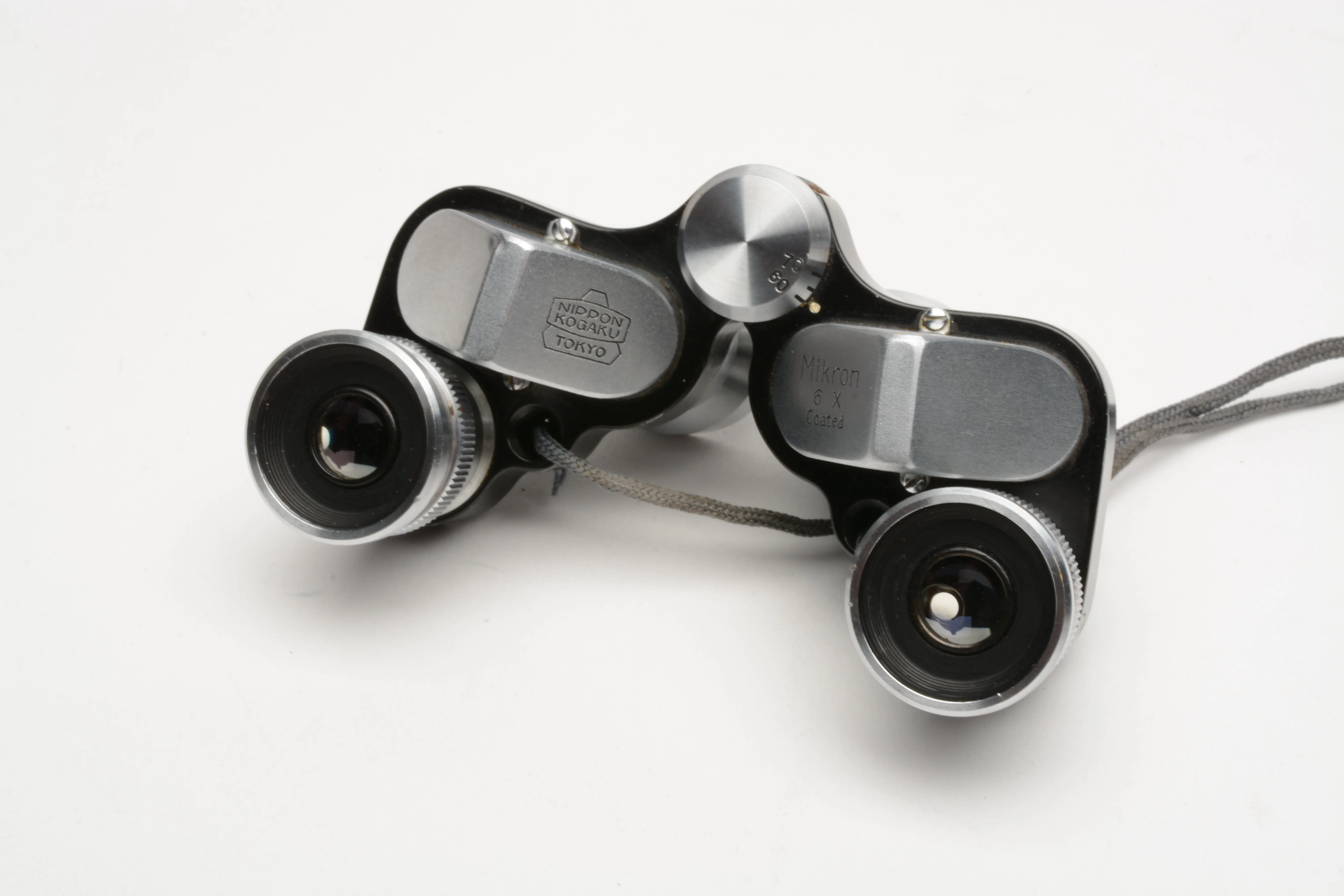 Nippon Kogaku Mikron 6X Prismatic Opera glasses Binoculars in case, Clean