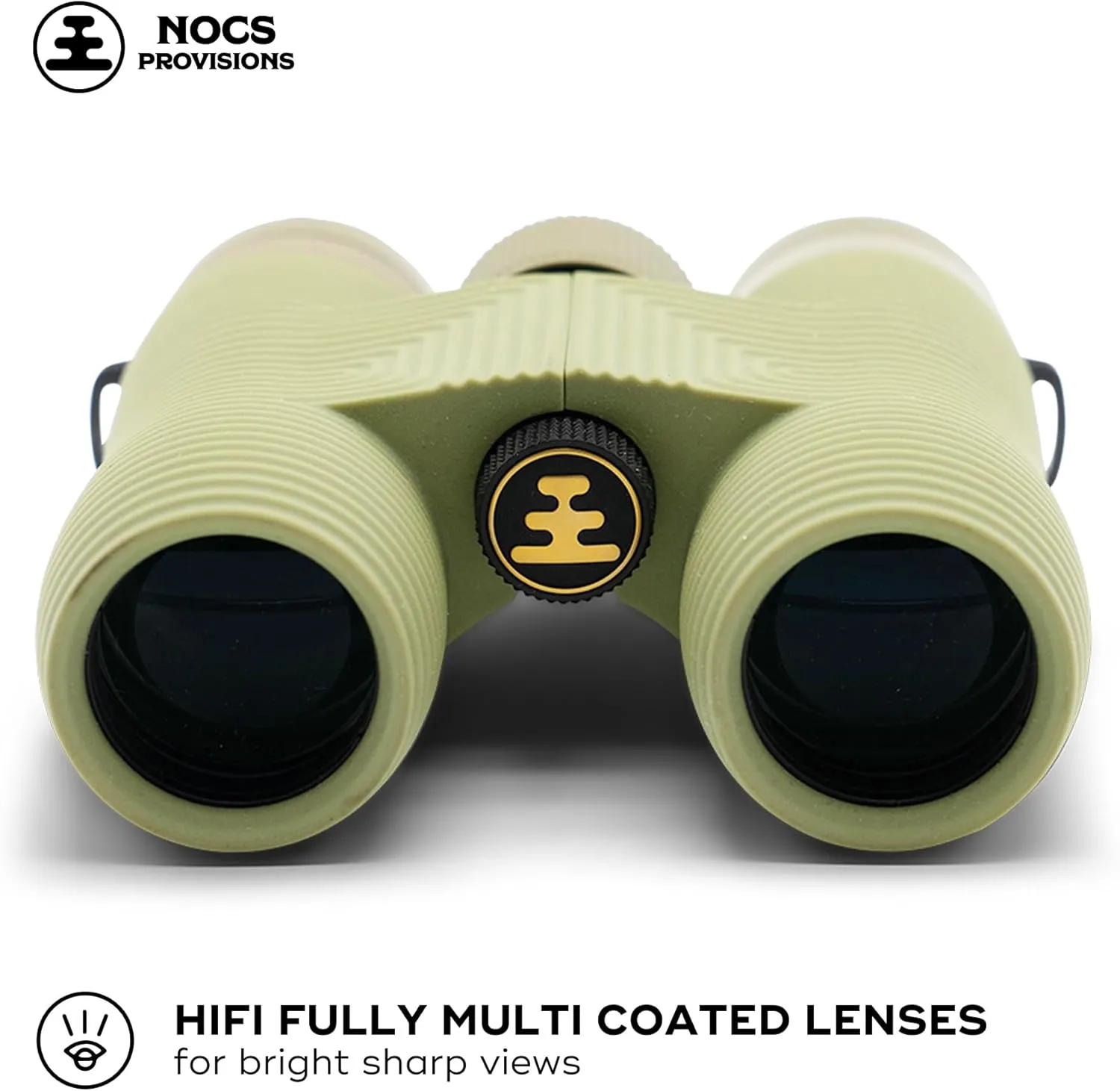 Nocs Provisions Field Issue Compact 10x32 Waterproof Binoculars, Shockproof, Fogproof, 10X Magnification, Bak4 Prism, Multi-Coated Lenses for Adults & Kids, Bird Watching, Hunting & Wildlife Viewing