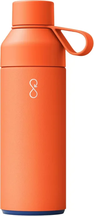 Ocean Bottle - Recycled Stainless Steel Drinks Reusable Water Bottle - Eco-Friendly & Reusable - Sun Orange - 34 oz
