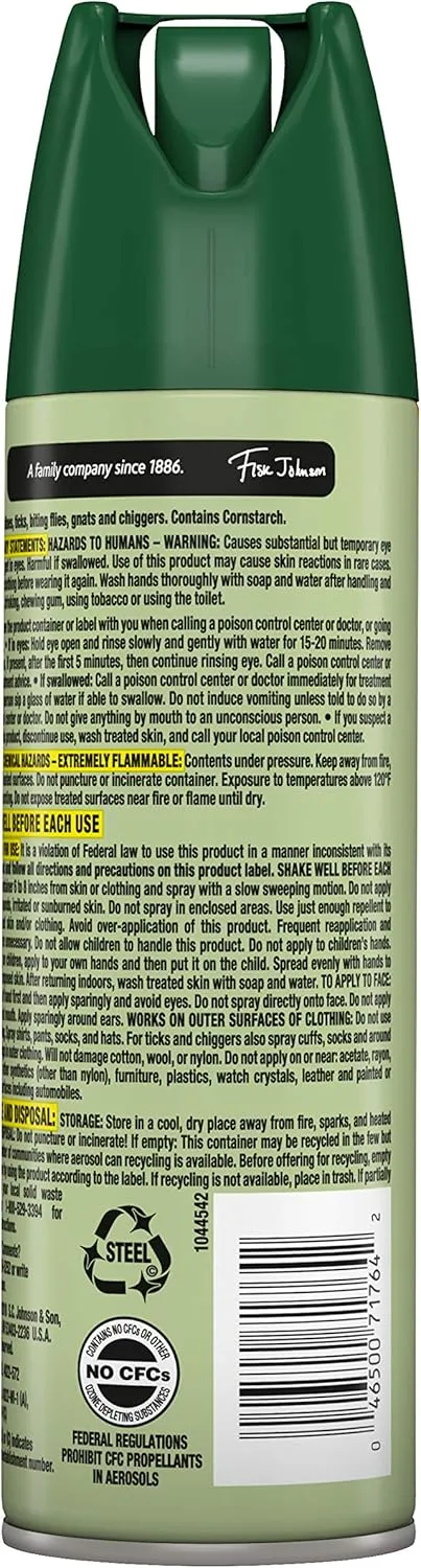 Off Deep Woods Dry Aerosol 4 Oz, pack of 2