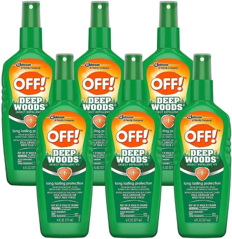 OFF! Deep Woods Insect Repellent VII 9 fl oz. (Pack of 6)