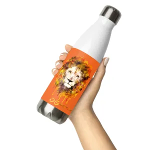 Orange Stainless Steel Water Bottle