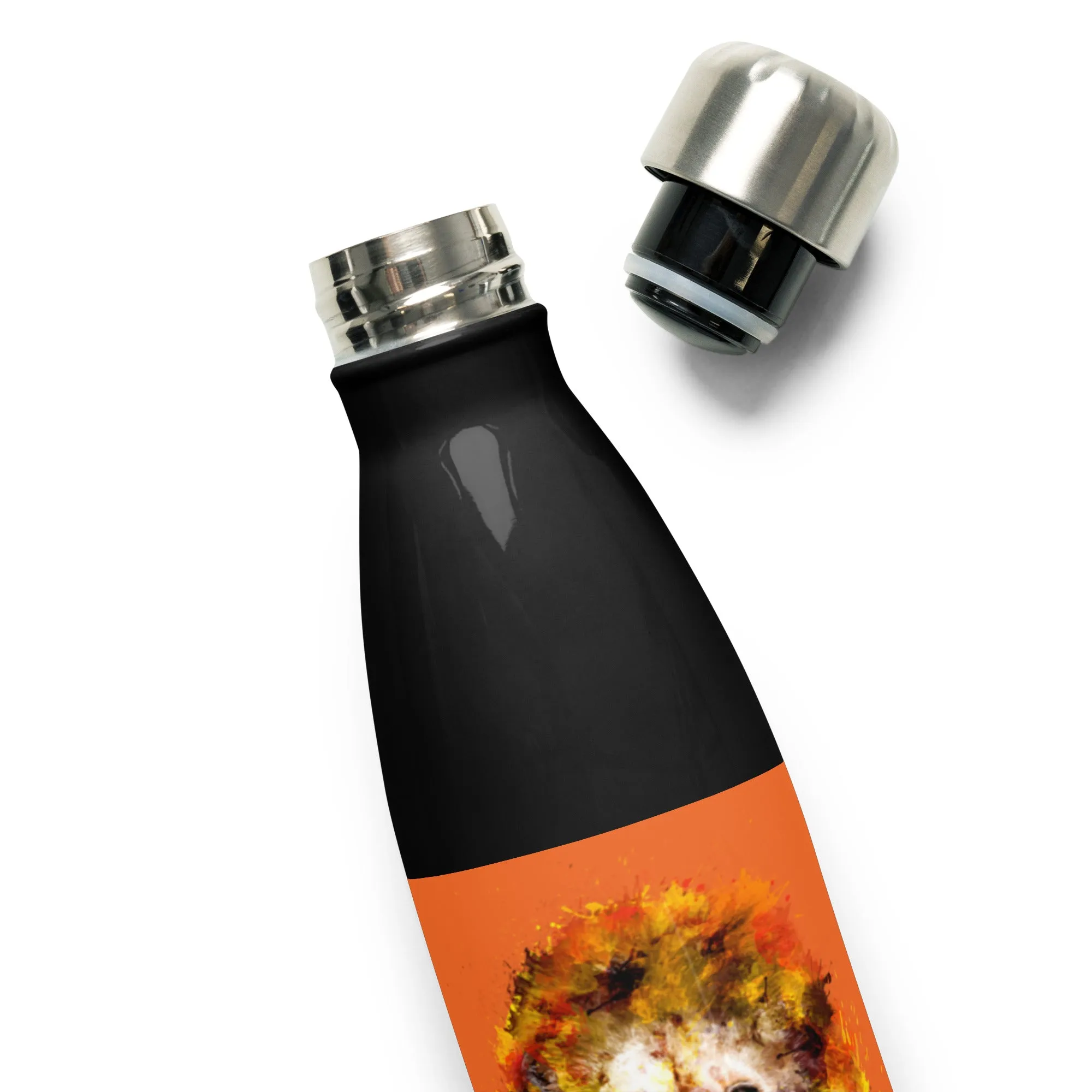 Orange Stainless Steel Water Bottle