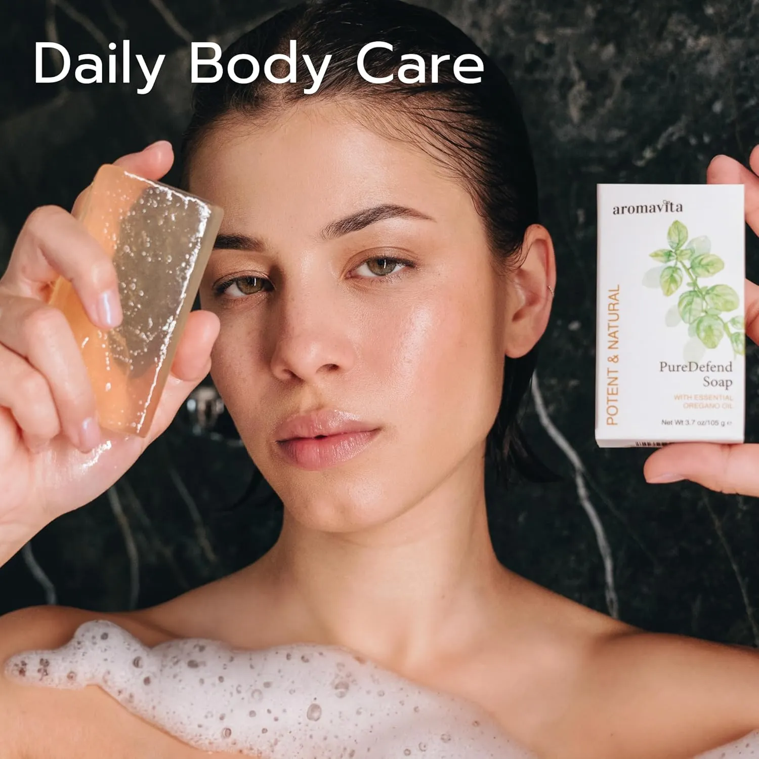 Oregano Oil Soap Bar - Natural Plant Therapy Hand Soap & Body Wash Oregano Oil Extract Soap - Topical Skin Cleanser Oil of Oregano Soap Bar - for Acne, Eczema, Foot and Nail Problems, 5-pack