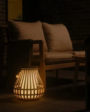Organic Bamboo Outdoor Portable Lantern