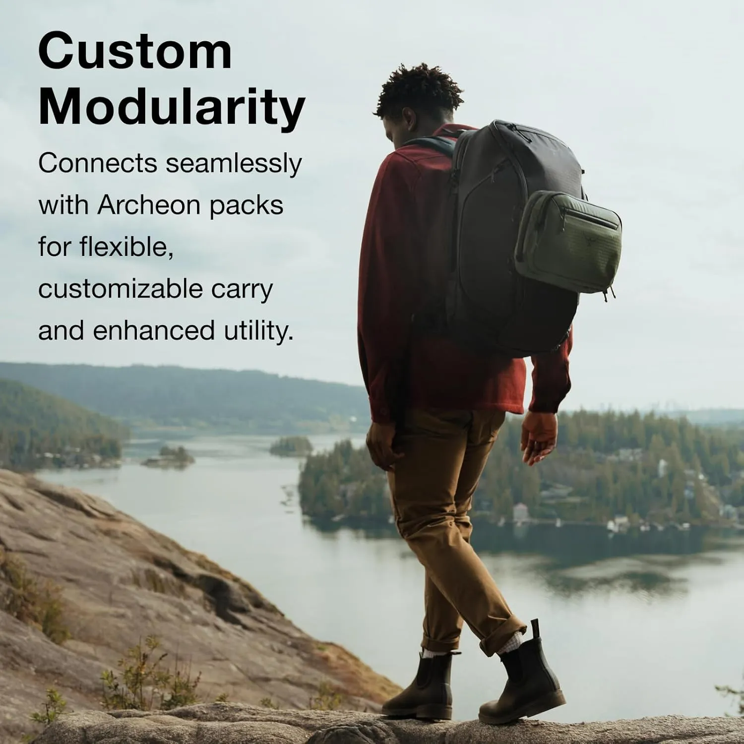Osprey Archeon 24L Unisex Backpacking Backpack, Black