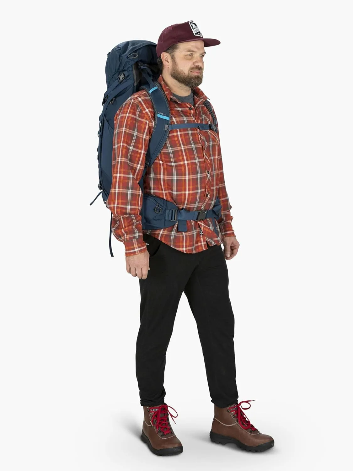 Osprey Kestrel 38L Men's Backpacking Backpack, Atlas Blue, L/XL