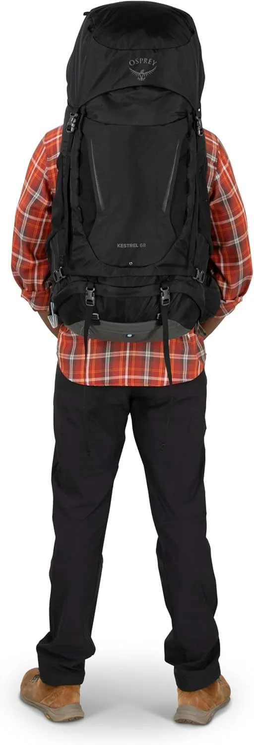 Osprey Kestrel 68L Men's Backpacking Backpack, Bonsai Green, L/XL