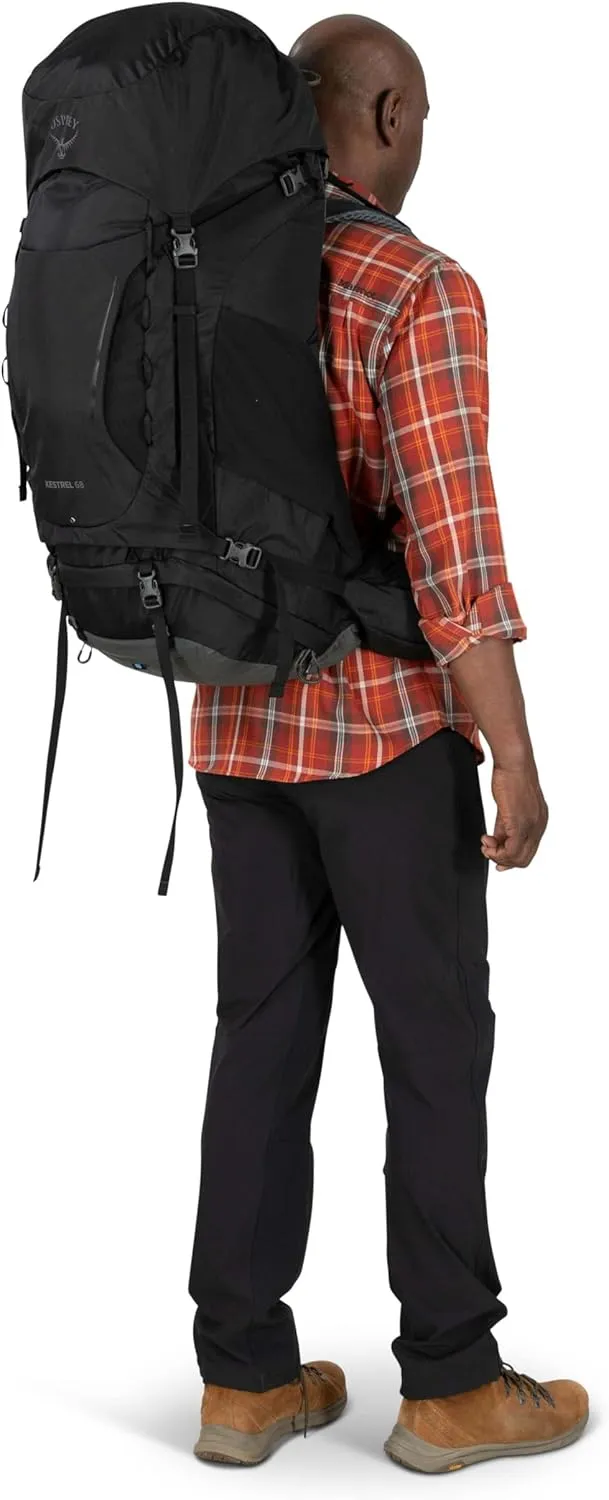 Osprey Kestrel 68L Men's Backpacking Backpack, Bonsai Green, L/XL