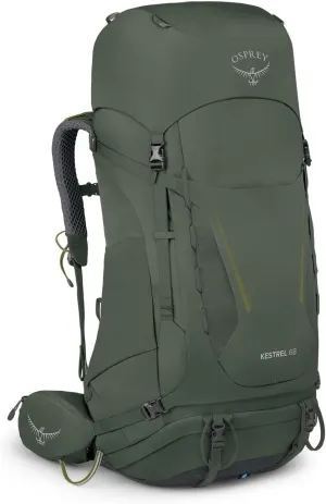 Osprey Kestrel 68L Men's Backpacking Backpack, Bonsai Green, L/XL