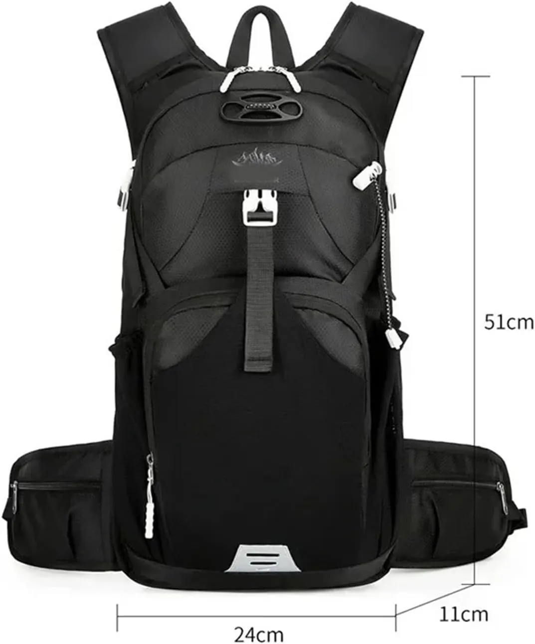 Outdoor Camping Breathable Backpack Large Capacity Outdoor Climbing Bag Trekking Sport Bags Backpack(Navy blue)
