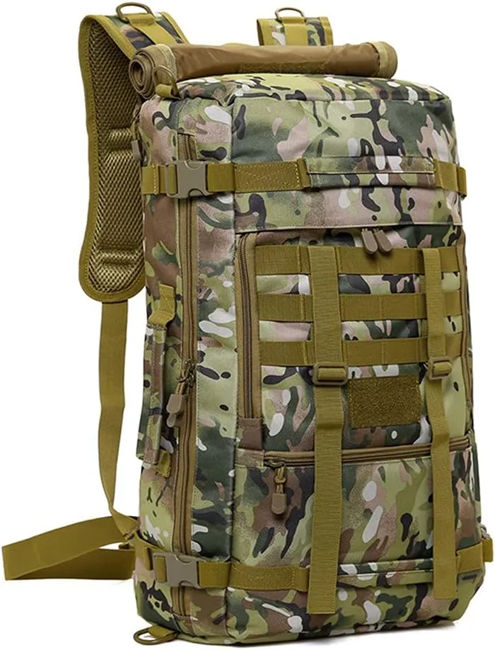 Outdoor Tactical Backpack 50L Large Molle Military Bags Multifunction Trekking Hunting Camp Hiking Shoulder Handbag