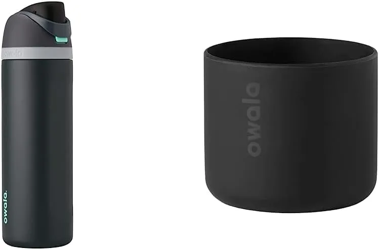 Owala FreeSip Insulated Stainless Steel Water Bottle with Silicone Boot