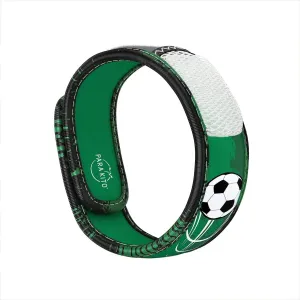 PARA'KITO Mosquito Insect & Bug Protection Wristband - Mosquito Stickers & Bug Spray Alternative - Summer Essentials, Beach Accessories, Hiking & Camping Essentials - Natural Essential Oils (Soccer)